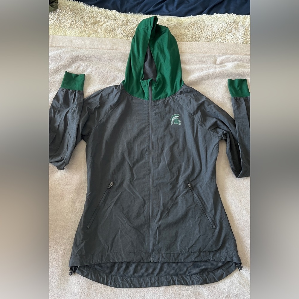 Michigan State windbreaker. Size women's S
